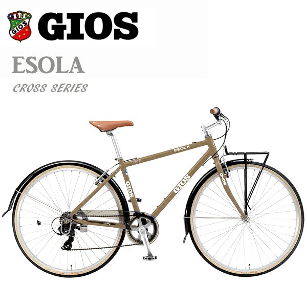 【入荷未定】 2022 GIOS ESOLA ジオス イソラ ブラウン クロスバイク