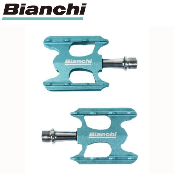 BIANCHI 「ビアンキ」 フラットペダル C006 アナダチェレステ 純正パーツ JPP0109002CK000